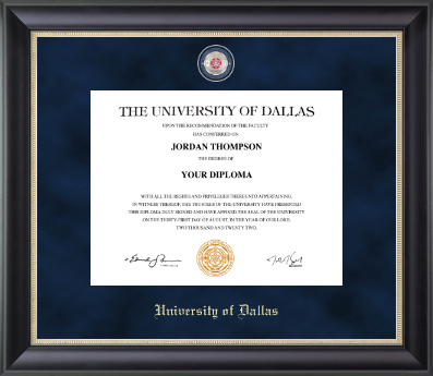 University of Dallas diploma frame - Regal Diploma Frame in Noir
