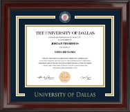 University of Dallas diploma frame - Showcase Diploma Frame in Encore
