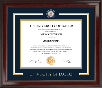 University of Dallas diploma frame - Showcase Diploma Frame in Encore