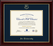 Air University diploma frame - Gold Embossed Diploma Frame in Gallery