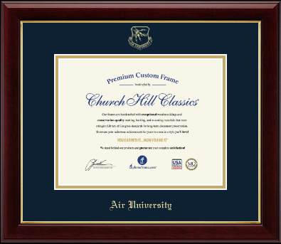 Air University diploma frame - Gold Embossed Diploma Frame in Gallery