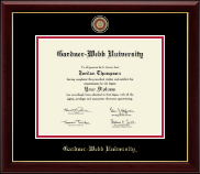 Gardner-Webb University diploma frame - Masterpiece Medallion Diploma Frame in Gallery