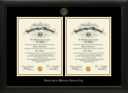 University of Missouri Kansas City diploma frame - Double Diploma Frame in Tacoma