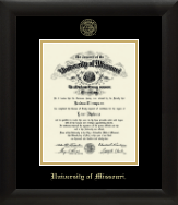 University of Missouri Columbia diploma frame - Gold Embossed Diploma Frame in Tacoma