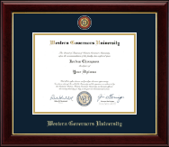 Western Governors University diploma frame - Nursing Pin Edition Embossed Diploma Frame in Gallery