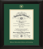 Missouri University of Science and Technology diploma frame - Gold Embossed Diploma Frame in Tacoma
