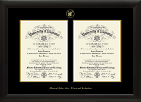 Double Diploma Frame