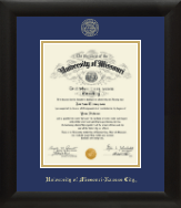 University of Missouri Kansas City diploma frame - Gold Embossed Diploma Frame in Tacoma