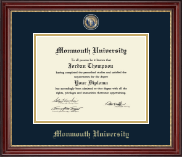 Monmouth University diploma frame - Masterpiece Medallion Diploma Frame in Kensington Gold