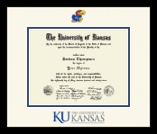 The University of Kansas diploma frame - Dimensions Diploma Frame in Metro