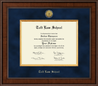 Taft Law School diploma frame - Presidential Gold Engraved Diploma Frame in Madison