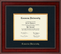 Converse University diploma frame - Presidential Gold Engraved Diploma Frame in Jefferson