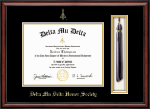 Tassel & Cord Certificate Frame