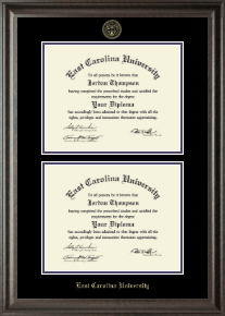 Double Diploma Frame