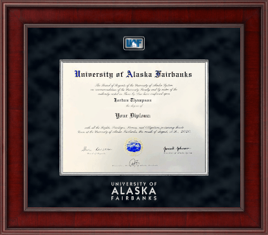 University of Alaska Fairbanks diploma frame - Presidential Masterpiece Diploma Frame in Jefferson
