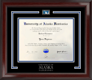 University of Alaska Fairbanks diploma frame - Showcase Diploma Frame in Encore