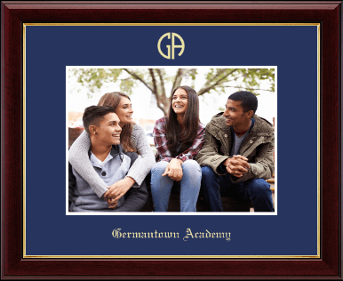 Germantown Academy photo frame - Embossed Photo Frame in Galleria