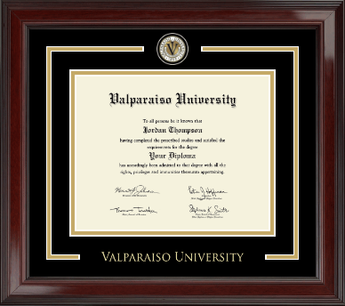 Valparaiso University diploma frame - Showcase Diploma Frame in Encore