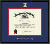 Germantown Academy diploma frame - Gold Embossed Diploma Frame in Onexa Gold