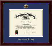 Germantown Academy diploma frame - Gold Engraved Medallion Diploma Frame in Gallery