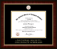 The National Society of Collegiate Scholars certificate frame - Masterpiece Medallion Certificate Frame in Murano