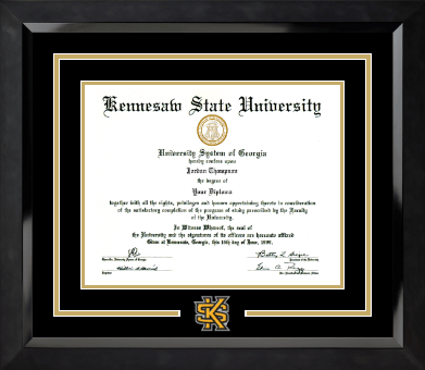 Kennesaw State University diploma frame - Dimensions Diploma Frame in Eclipse