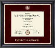 University of Minnesota diploma frame - Regal Diploma Frame in Noir