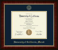 University of California Merced diploma frame - Gold Embossed Diploma Frame in Murano