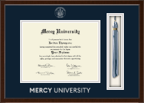 Mercy University diploma frame - Tassel & Cord Diploma Frame in Delta