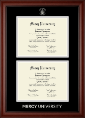 Mercy University diploma frame - Double Diploma Frame in Cambridge