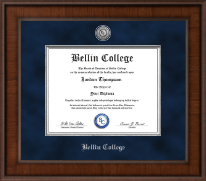 Bellin College diploma frame - Presidential Silver Engraved Diploma Frame in Madison