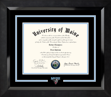 The University of Maine Orono diploma frame - Dimensions Diploma Frame in Eclipse