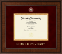 Norwich University diploma frame - Presidential Masterpiece Diploma Frame in Madison