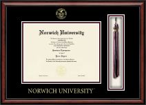 Norwich University diploma frame - Tassel & Cord Diploma Frame in Southport