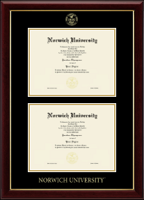 Double Diploma Frame