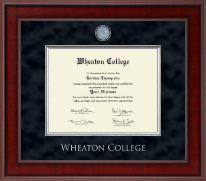 Wheaton College in Massachusetts diploma frame - Presidential Masterpiece Diploma Frame in Jefferson