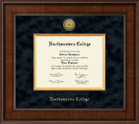 Northwestern College of Iowa diploma frame - Presidential Gold Engraved Diploma Frame in Madison