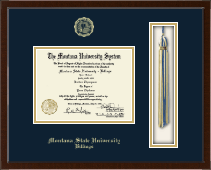 Montana State University Billings diploma frame - Tassel & Cord Diploma Frame in Delta