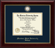 Montana State University Billings diploma frame - Masterpiece Medallion Diploma Frame in Gallery