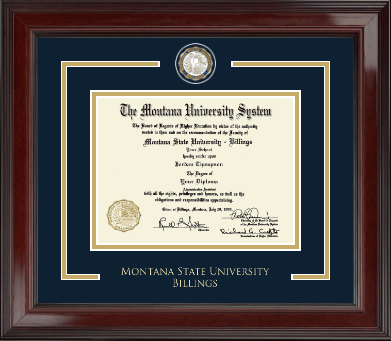 Montana State University Billings diploma frame - Showcase Diploma Frame in Encore