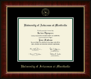 University of Arkansas at Monticello diploma frame - Gold Embossed Diploma Frame in Murano