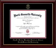 North Greenville University diploma frame - Gold Embossed Diploma Frame in Gallery