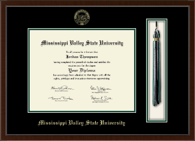 Mississippi Valley State University diploma frame - Tassel & Cord Diploma Frame in Delta