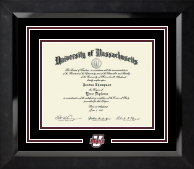 University of Massachusetts Amherst diploma frame - Dimensions Spirit Diploma Frame in Eclipse