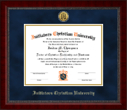 Initiators Christian diploma frame - Gold Engraved Medallion Diploma Frame in Sutton