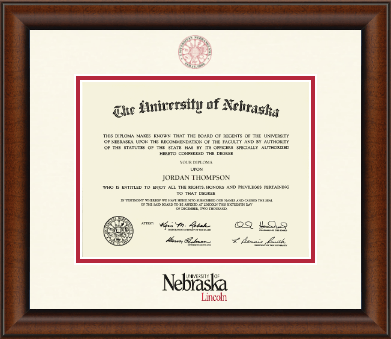 University of Nebraska diploma frame - Dimensions Diploma Frame in Austin