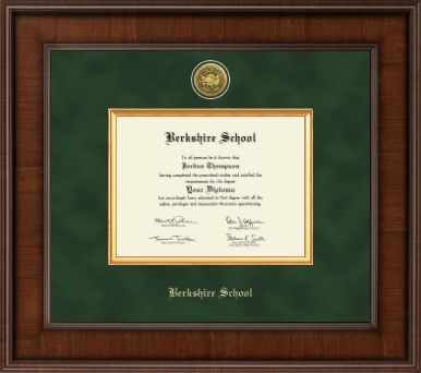 Berkshire diploma frame - Presidential Gold Engraved Diploma Frame in Madison