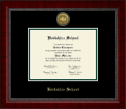 Berkshire diploma frame - Gold Engraved Medallion Diploma Frame in Sutton