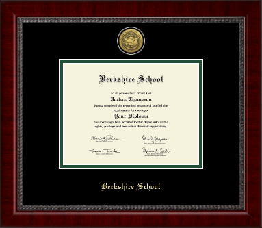 Berkshire diploma frame - Gold Engraved Medallion Diploma Frame in Sutton