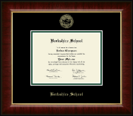 Berkshire diploma frame - Gold Embossed Diploma Frame in Murano